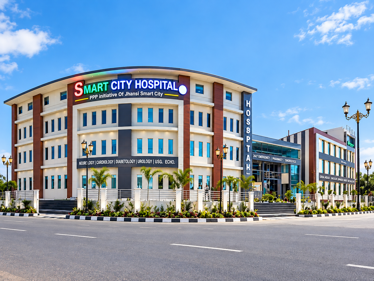 Smart City Hospital, Jhansi building