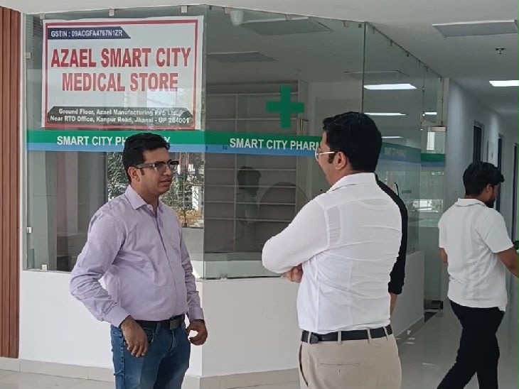 Smart City Hospital pharmacy during the opening ceremony